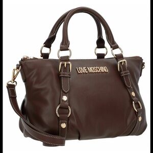 Love Moschino Dark Brown Satchel